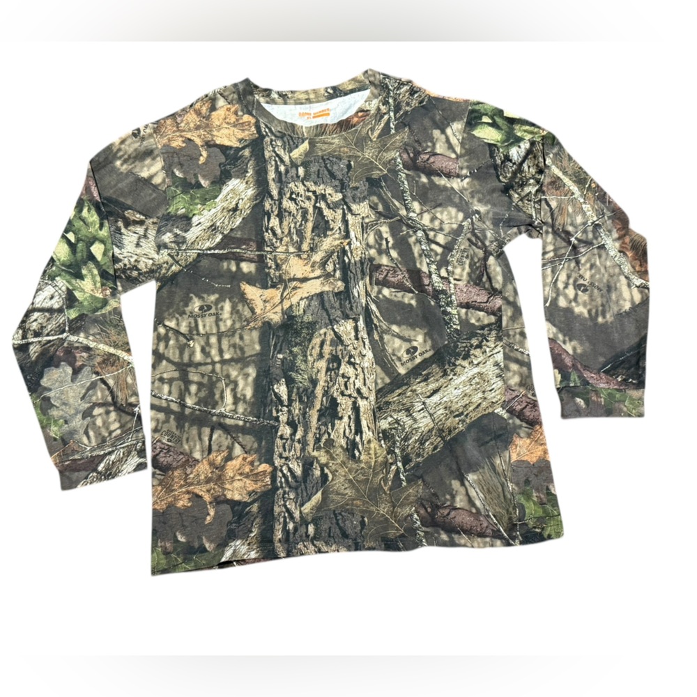 Game Winner Men’s XL Mossy Oak Camouflage Long Sleeve T-Shirt